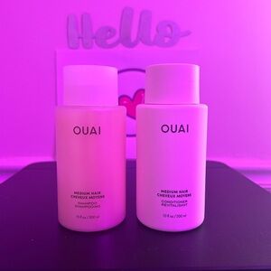 OUAI Medium Hair Shampoo and Medium Hair Conditioner -10 oz each - sealed!